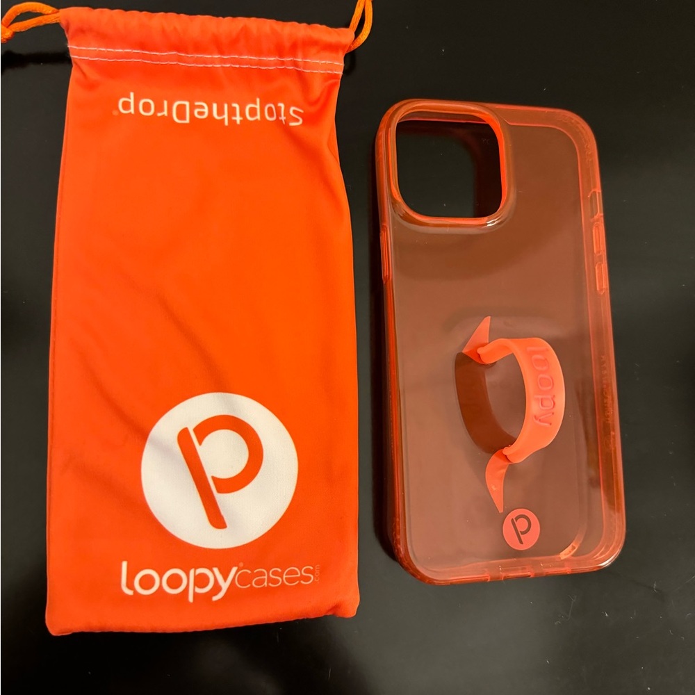 Neon Orange iPhone 12 Pro Max Loopy Case